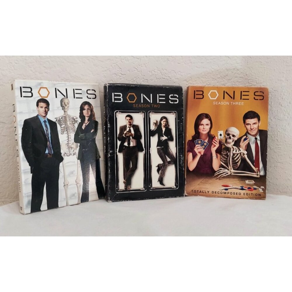 Bones Complete Season 1, 2, And 3 (DVD, 2005, 20th Century Fox) Crime Drama